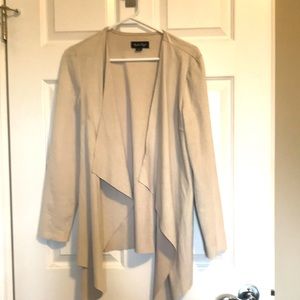 Ultra suede swing style jacket